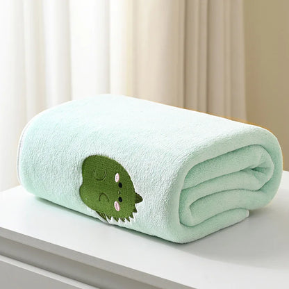 Embroidered Baby Bath Towel