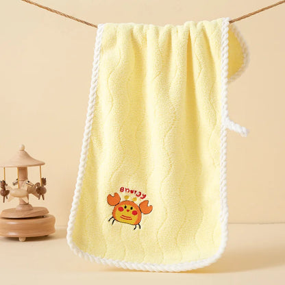 Cartoon Baby Face Towel