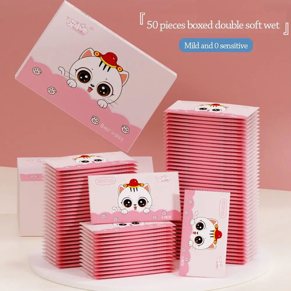 50pcs Baby Wet Wipes
