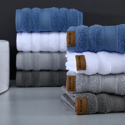 Pure Cotton Towel Set – Soft, Absorbent, Hotel Quality