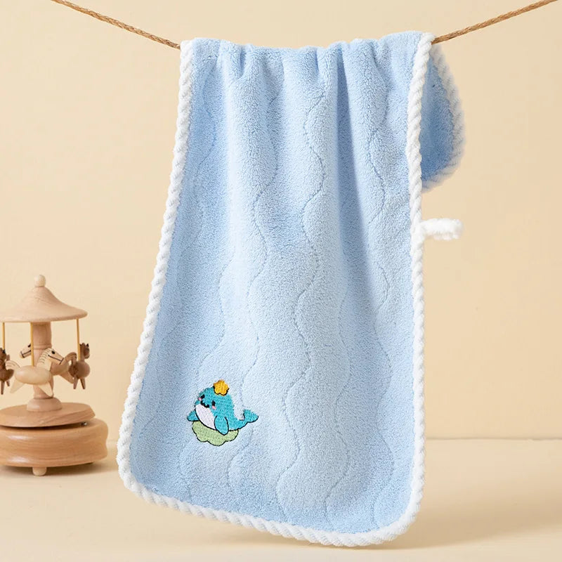 Cartoon Baby Face Towel