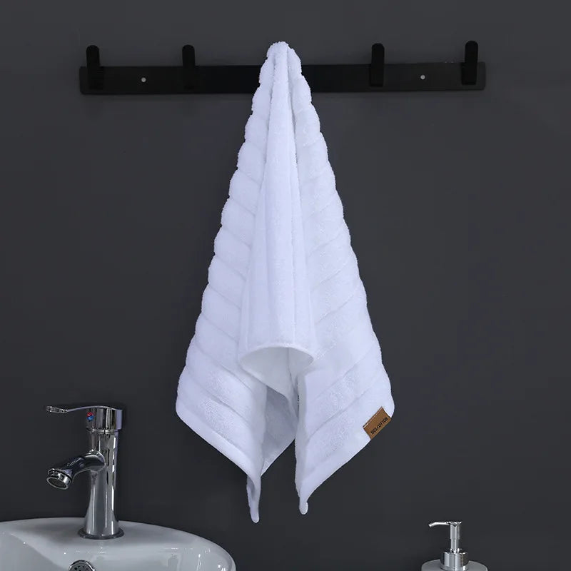 Pure Cotton Towel Set – Soft, Absorbent, Hotel Quality