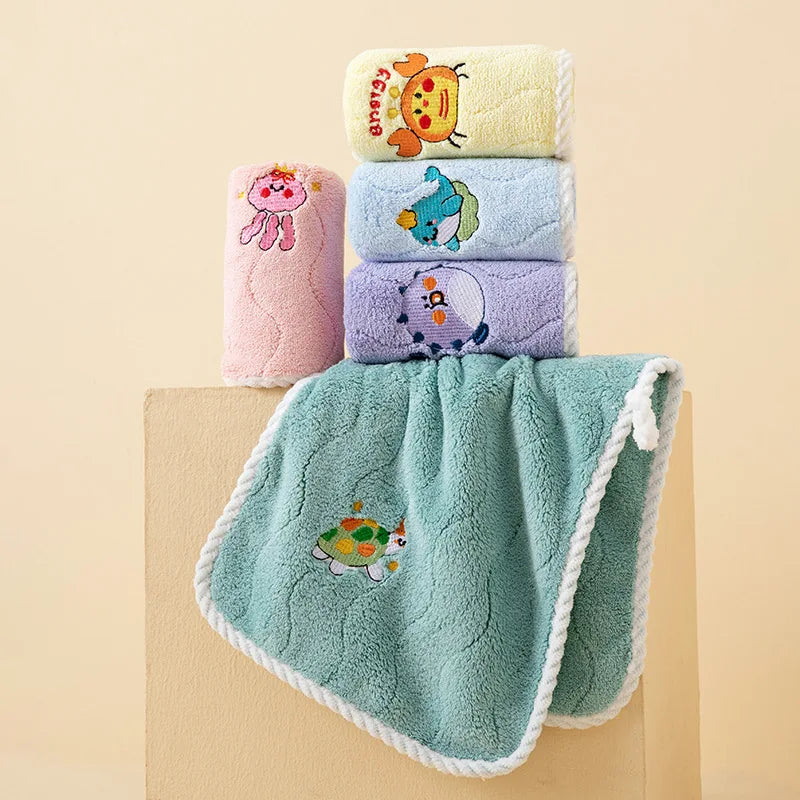 Cartoon Baby Face Towel